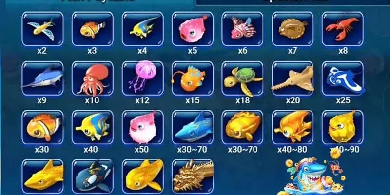 Một số loại vũ khí nổi bật trong game bắn cá Thủy Hử